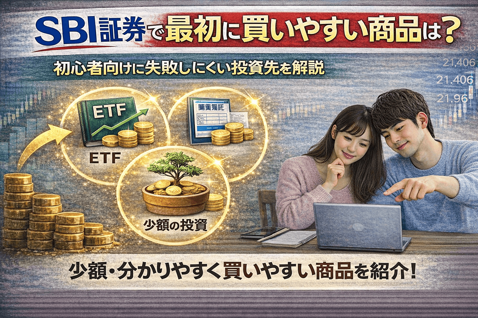 SBI証券で最初に買いやすい商品｜初心者向けガイド